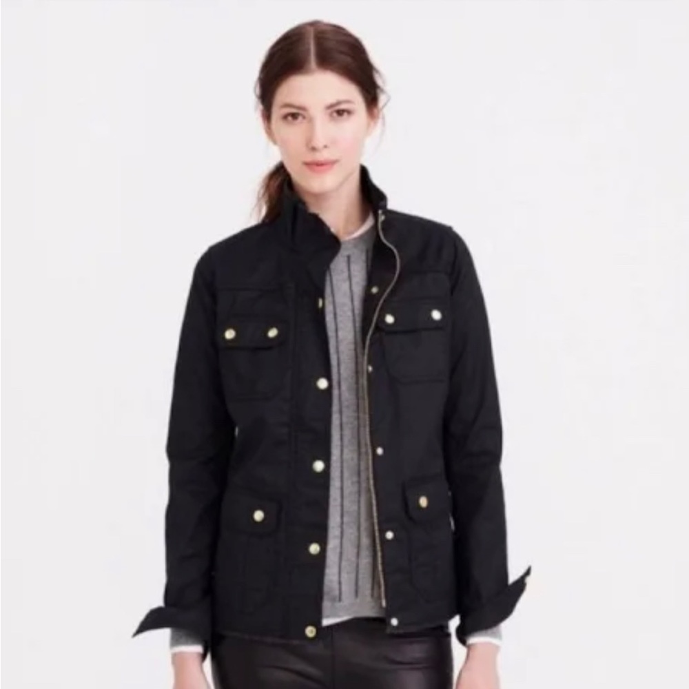 J Crew black field jacket